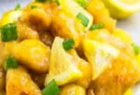 Golden Lemon Glazed Chicken