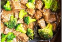 Effortless Slow Cooker Beef & Broccoli