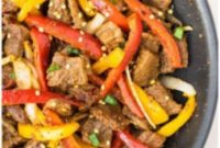 One Pan Spicy Beef Stir Fry