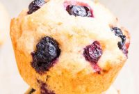 Glazed Lemon Blueberry Muffins