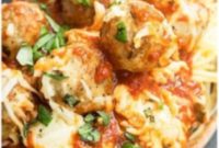Meatball Parmesan Bake