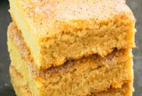 Perfectly Soft and Chewy Snickerdoodle Bars