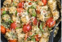 Creamy Pesto Chicken One Pot Wonder