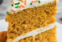 Simple Cake Mix Pumpkin Cake
