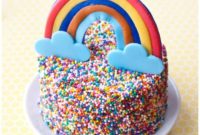 Confetti Rainbow Cake