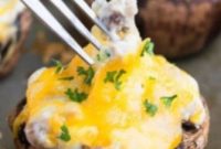 Savory Sausage Stuffed Mushrooms