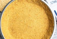 Easy No-Bake Graham Cracker Crust