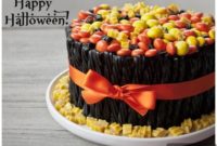 Twisted Twizzler Halloween Cake