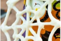 Simple Chocolate Spiderweb Cupcakes