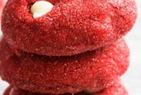 Red Velvet Cake Mix Cookies