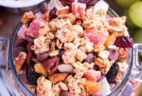 Homemade Granola and Delicious Yogurt Toppings