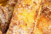 Homemade Cinnamon French Toast Sticks