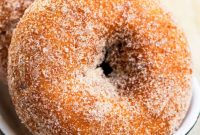Baked Apple Cider Cake Donuts