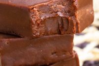 Easy 3 Ingredient Chocolate Fudge