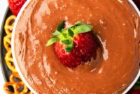 Whipped Chocolate Fruit Dip