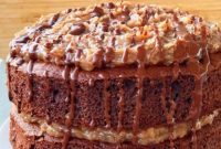 Easy German Chocolate Cake from a Mix