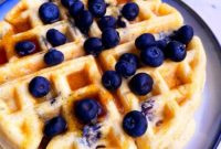 Lemon Blueberry Waffles Fresh or Frozen Berry Bliss