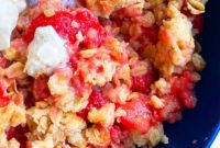 Strawberry Rhubarb Crisp