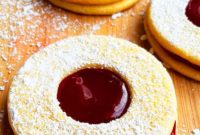 Jam-Filled Shortbread Linzer Cookies