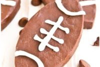 Fiery Chocolate Fudge Footballs