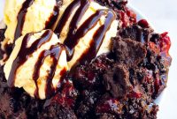 Effortless Chocolate Cherry Dump Cake