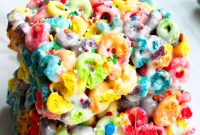 Three-Ingredient Rainbow Cereal Bars