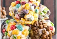 No-Bake Rainbow Cereal Balls