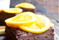 Fudgy Chocolate Orange Brownies