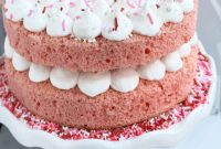 Easy Strawberry Pink Champagne Cake