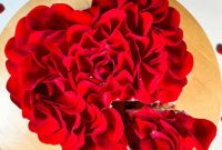 Fragrant Red Rose Cake with Rose Water