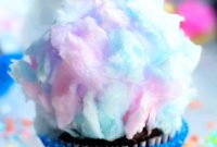 Easy Cotton Candy Cupcakes