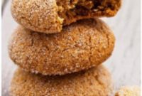 Soft Chewy Ginger Molasses Cookies