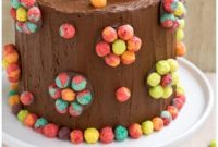 Easy Trix Cereal Cake