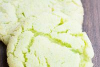 Zesty Key Lime Crinkle Cookies