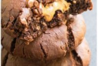 Decadent Fudgy Chewy Triple Chocolate Cookies