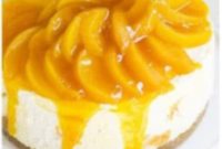 Chilled Peach Cheesecake Dream