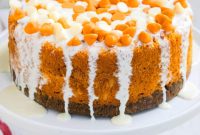 Pumpkin Cheesecake With Gingersnap Crust