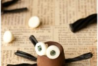 Easy Moldless Chocolate Spiders