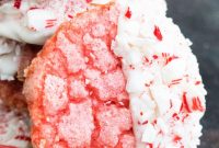 Soft & Chewy White Chocolate Peppermint Cookies