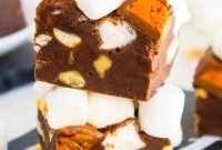 No-Bake Rocky Road Fudge