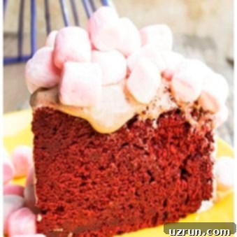 Best Red Velvet Cake From Scratch 6 Slice of Easy Homemade Red Velvet Cake on Yellow Plate