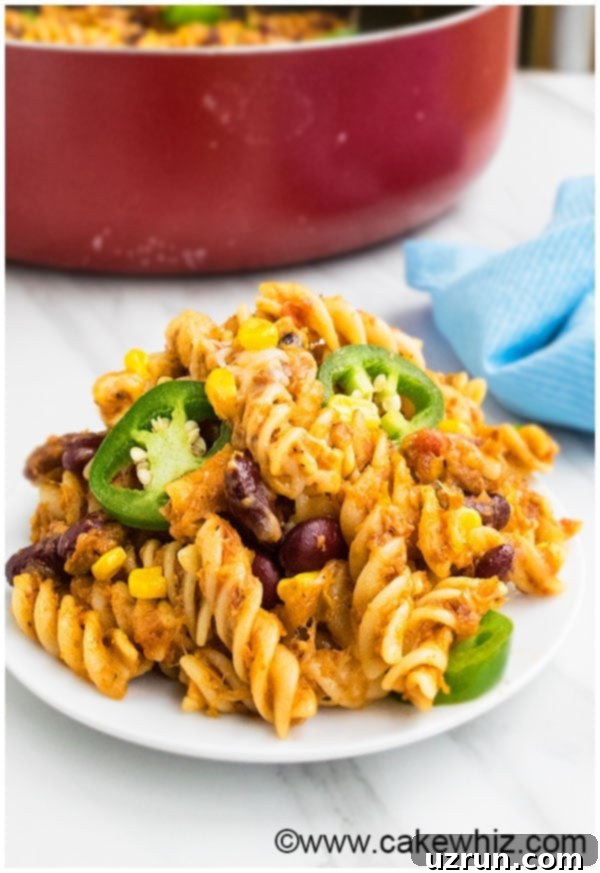 One Pot Taco Pasta Recipe 9
