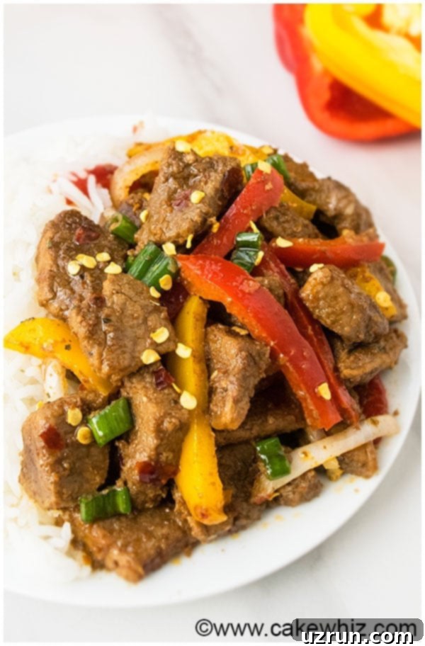 One Pan Spicy Beef Stir Fry Recipe 7