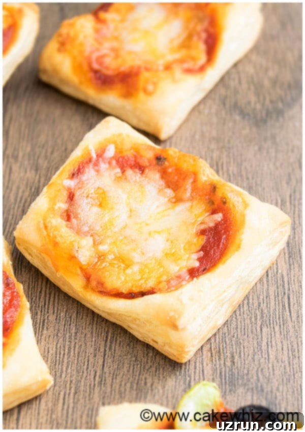 Easy Puff Pastry Pizza Recipe (Appetizer) 3