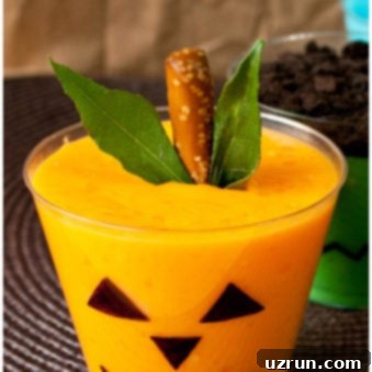 Fun Halloween Pudding Cups 9 Easy Halloween Pudding Cups For Kids on Brown Background