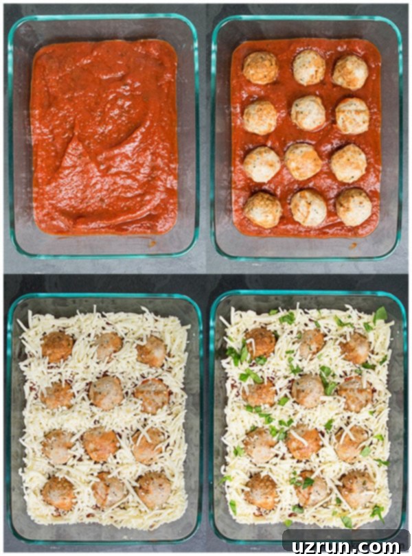 Meatball Parmesan Bake (Quick Weeknight Dinner)