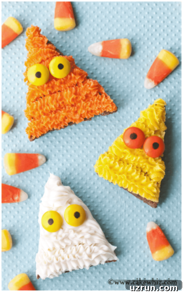 Easy Monster Cookies on Turquoise Background