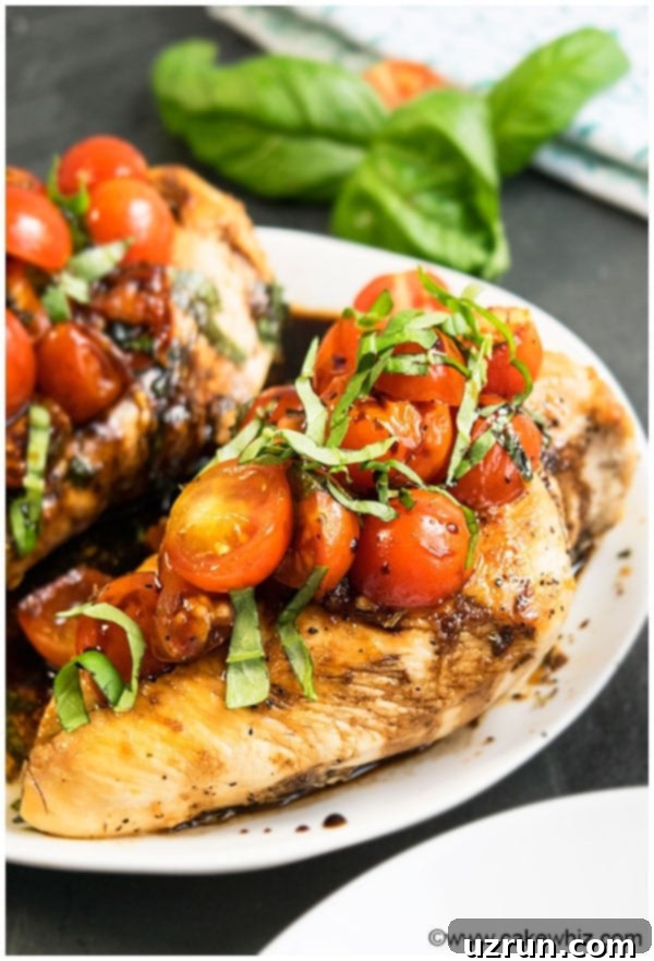 One Pot Bruschetta Chicken Recipe (30 Minute Dinner)