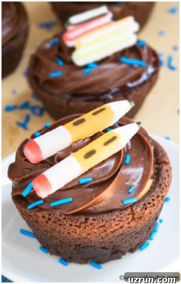 Easy Homemade Brownie Bowls 4 Simple Back to School Brownies