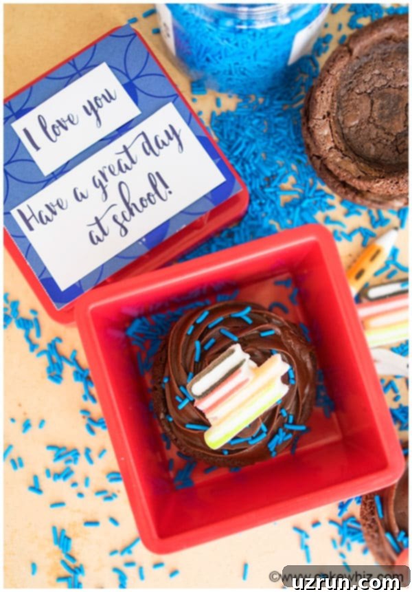 Easy Homemade Brownie Bowls 5 Brownie Cups For Back to School Lunch